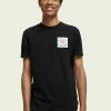 Scotch & Soda GRAPHIC - T-shirt Imprimé - Black