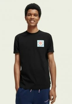 Scotch & Soda GRAPHIC - T-shirt Imprimé - Black