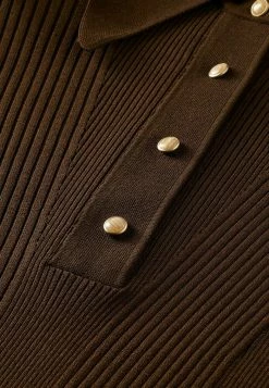 Scotch & Soda SLIM-FIT SHORT-SLEEVED - Polo - Moss Brown -Scotch & Soda Soldes e2b232af8fb14ca4b040a3a64ffd2fa2