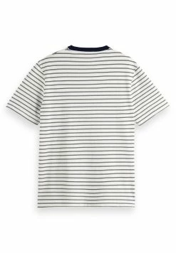 Scotch & Soda T-shirt Imprimé - Beige -Scotch & Soda Soldes e2beda0305c9461da18c95a13a59f8d1