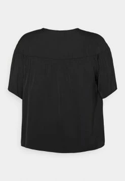 Scotch & Soda DRAPEY SHORT SLEEVE - Blouse - Black -Scotch & Soda Soldes e2e269dc8694488abbe73b68163d9fcd