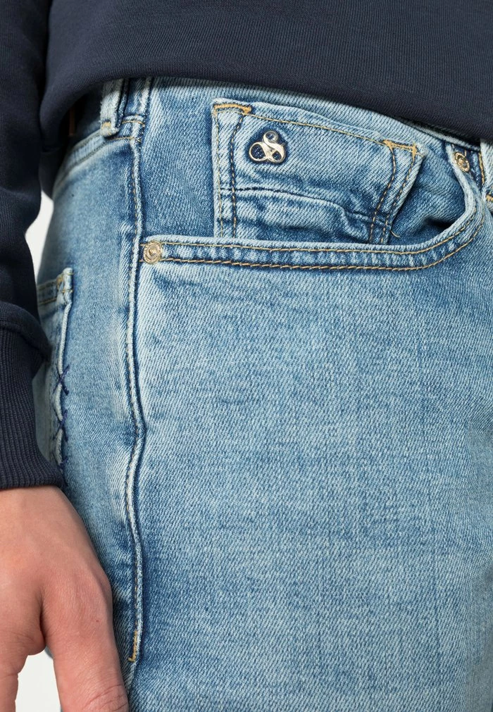 Scotch & Soda ESSENTIALS - Jean Slim - Aqua Blue 5 Scotch & Soda ESSENTIALS - Jean Slim - Aqua Blue – Image 5