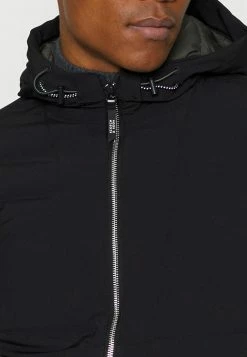 Scotch & Soda HOODED STRETCH - Veste Mi-saison - Black -Scotch & Soda Soldes e376174870ba47b99192fabd62302609