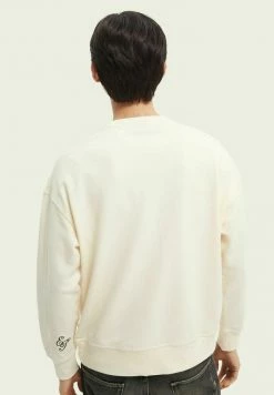Scotch & Soda GRAPHIC - Sweatshirt - Ecru -Scotch & Soda Soldes e410ff6bca294840825ebbf82017074a
