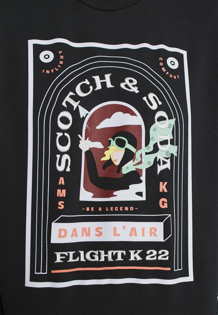 Scotch & Soda RELAXED FIT CREW NECK - Sweatshirt - Night 5 Scotch & Soda RELAXED FIT CREW NECK - Sweatshirt - Night – Image 5