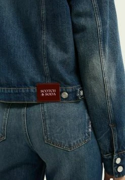 Scotch & Soda Veste En Jean - Heartbreak -Scotch & Soda Soldes e464485b25da4c70bb8fda48f645f021