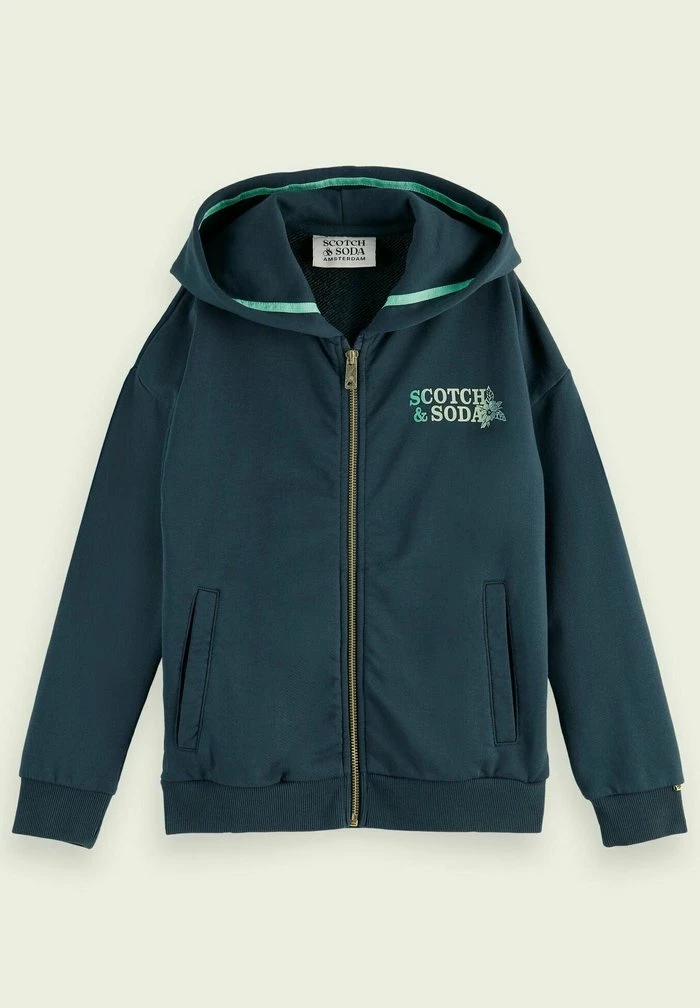 Scotch & Soda GRAPHIC - Sweat à Capuche Zippé - Deep Sea 5 Scotch & Soda GRAPHIC - Sweat à Capuche Zippé - Deep Sea – Image 5