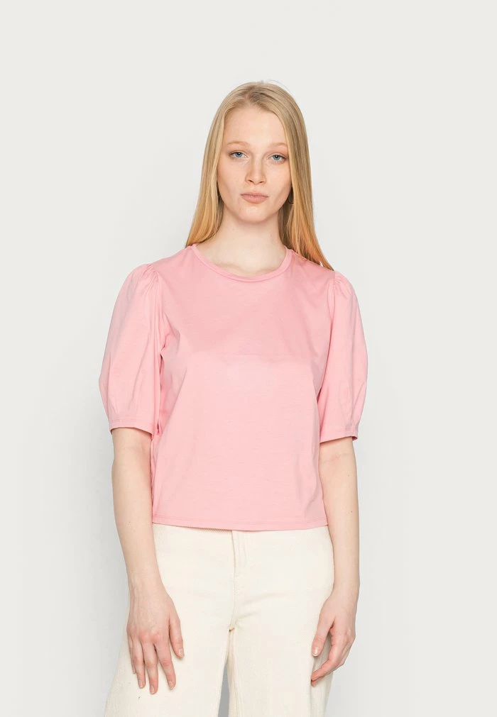 Scotch & Soda CROPPED WITH VOLUMINOUS SHORT SLEEVES - T-shirt Basique - Watermelon 1 Scotch & Soda CROPPED WITH VOLUMINOUS SHORT SLEEVES - T-shirt Basique - Watermelon