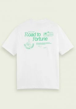 Scotch & Soda GRAPHIC - T-shirt Imprimé - White -Scotch & Soda Soldes e63f789dc4114a37a21badf18a1c486a