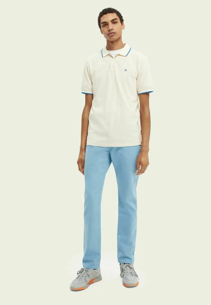 Scotch & Soda Polo - Ecru Melange 2 Scotch & Soda Polo - Ecru Melange – Image 2