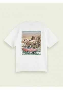 Scotch & Soda T-shirt Imprimé - Denim White 10 Scotch & Soda T-shirt Imprimé - Denim White -Scotch & Soda Soldes e6f47eed59b74f9390a87d4e357a036d