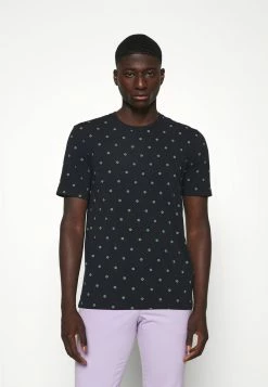Scotch & Soda CLASSIC CREWNECK TEE - T-shirt Imprimé - Dark Blue