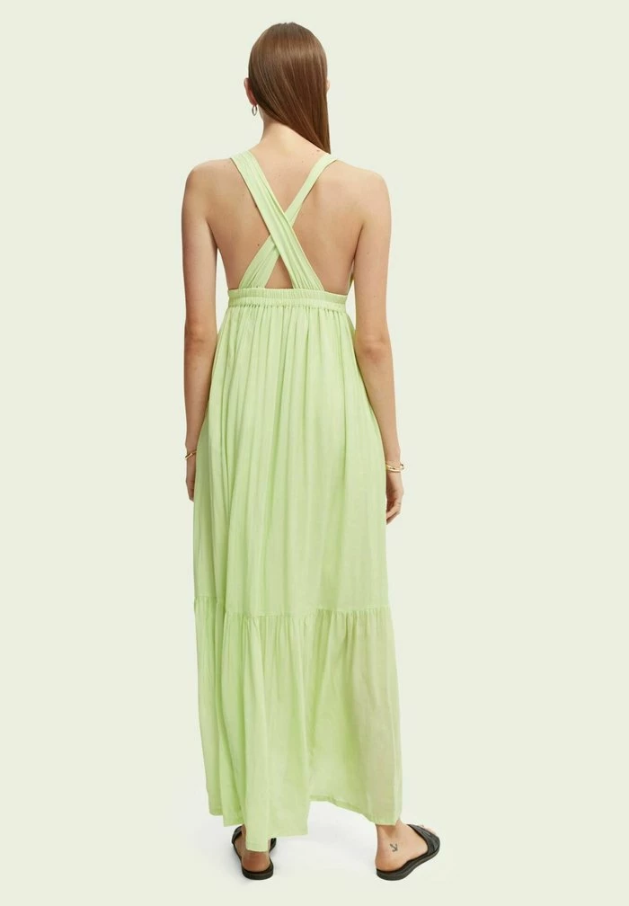 Scotch & Soda Robe Longue - Lime 3 Scotch & Soda Robe Longue - Lime – Image 3