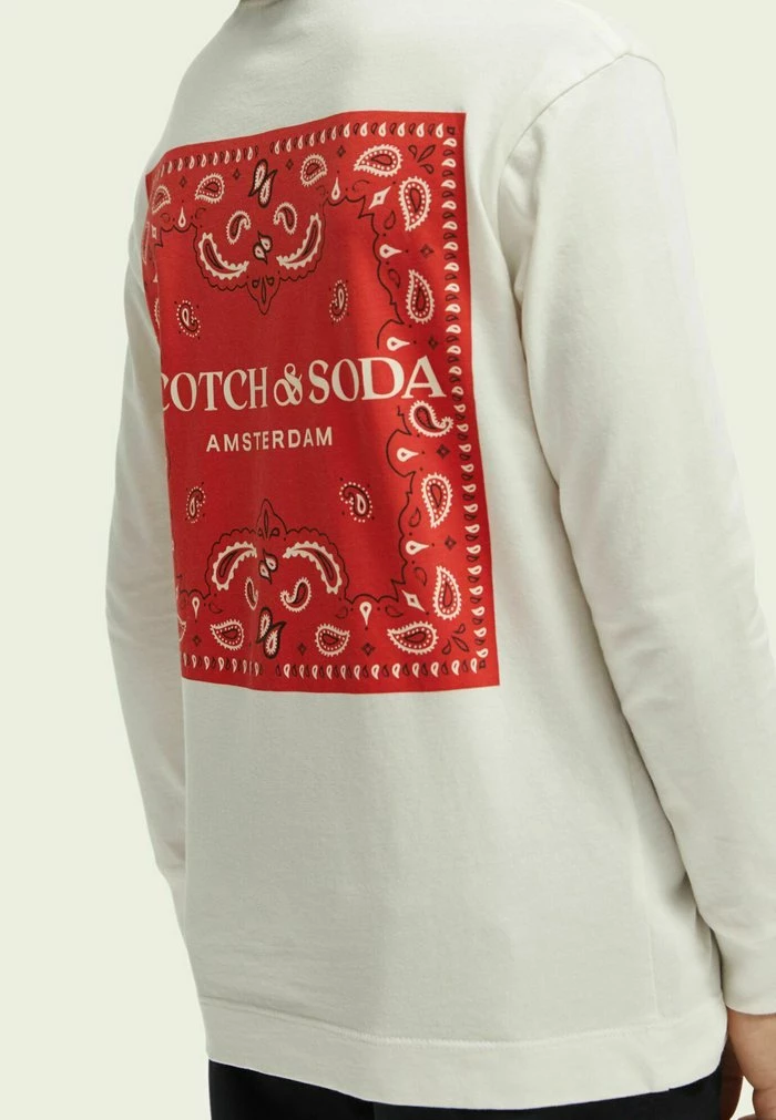 Scotch & Soda T-shirt Imprimé - Off White 5 Scotch & Soda T-shirt Imprimé - Off White – Image 5