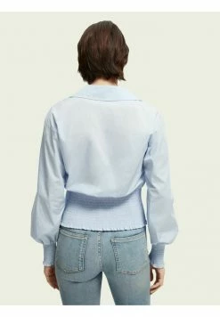 Scotch & Soda Blouse - Sky Blue 9 Scotch & Soda Blouse - Sky Blue -Scotch & Soda Soldes e895895cf8184c888bf927968f754090