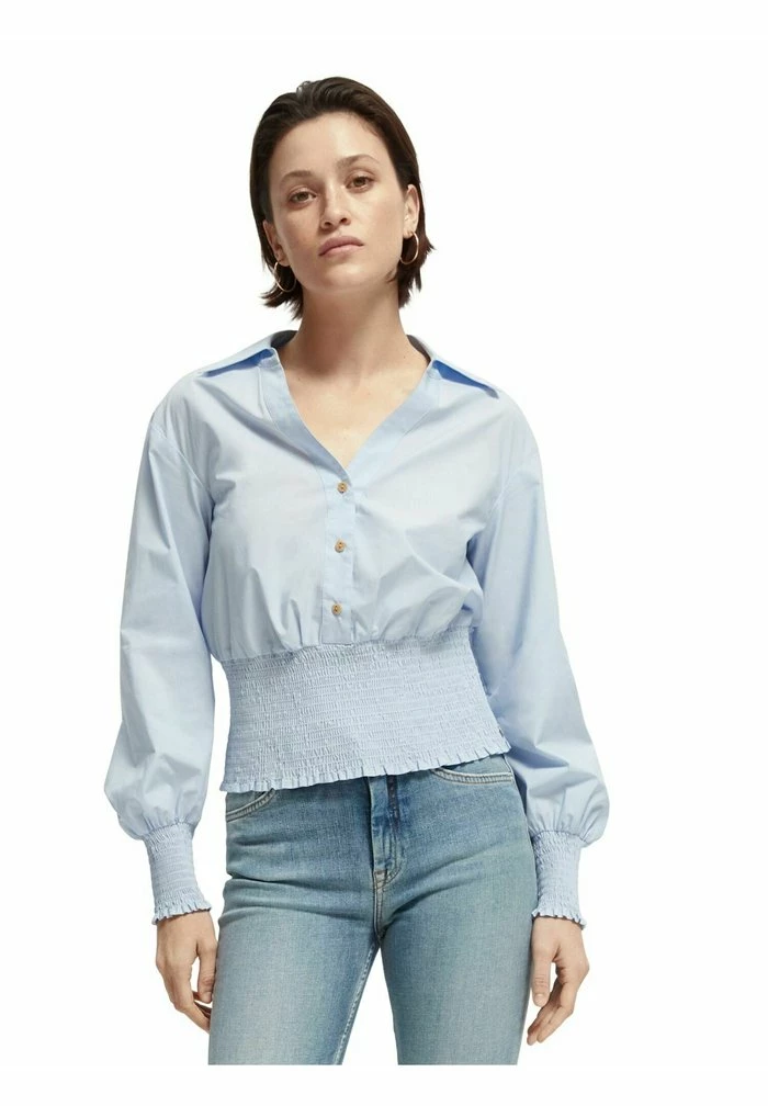 Scotch & Soda Blouse - Sky Blue 1 Scotch & Soda Blouse - Sky Blue
