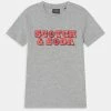 Scotch & Soda REGULAR FIT ARTWORK - T-shirt Imprimé - Grey Melange