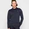 Scotch & Soda CLEAN INTERLOCK LONG SLEEVED - Polo - Night