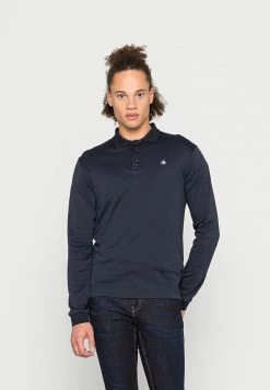 Scotch & Soda CLEAN INTERLOCK LONG SLEEVED - Polo - Night