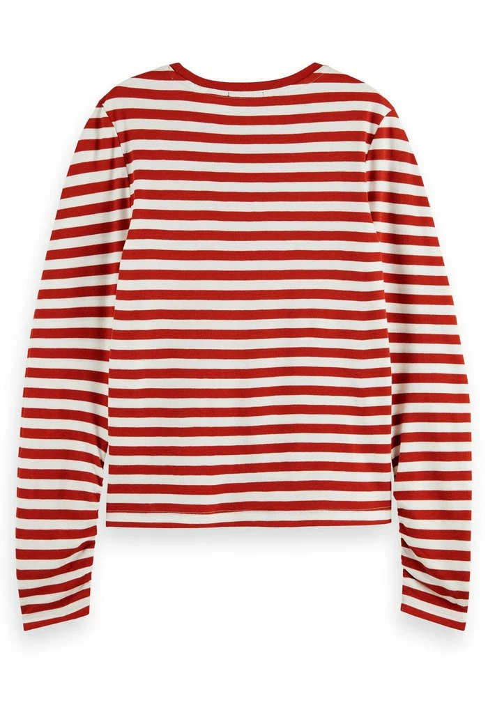 Scotch & Soda TEE WITH ROUNDED SPECIAL SLEEVES - T-shirt à Manches Longues - Copper/offwhite 5 Scotch & Soda TEE WITH ROUNDED SPECIAL SLEEVES - T-shirt à Manches Longues - Copper/offwhite – Image 5