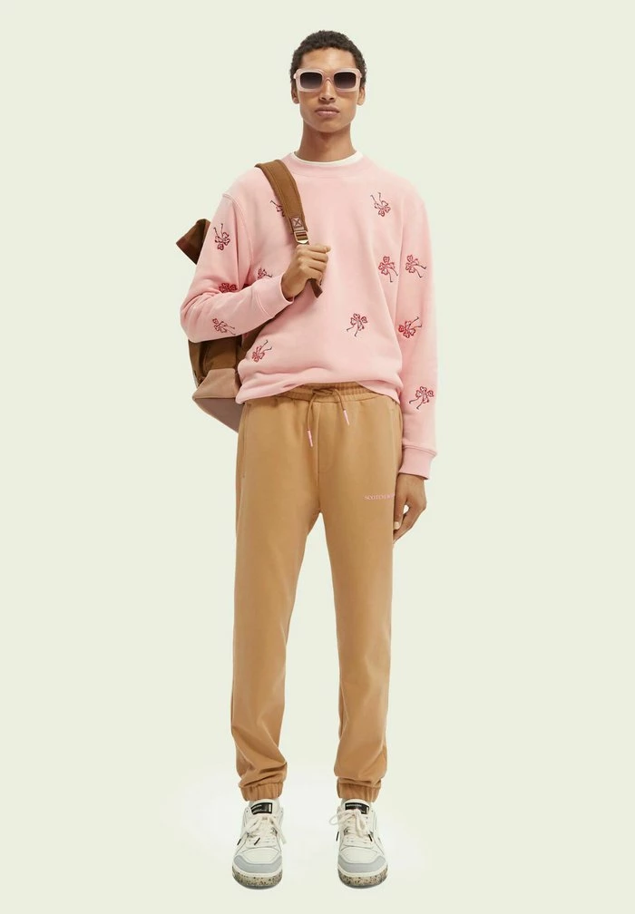 Scotch & Soda EMBROIDERED - Sweatshirt - Pink 1 Scotch & Soda EMBROIDERED - Sweatshirt - Pink