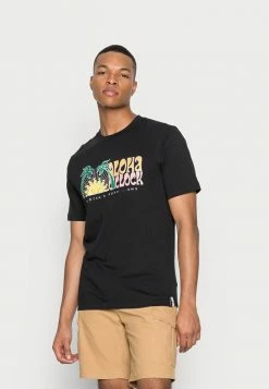 Scotch & Soda RETRO GRAPHIC - T-shirt Imprimé - Black