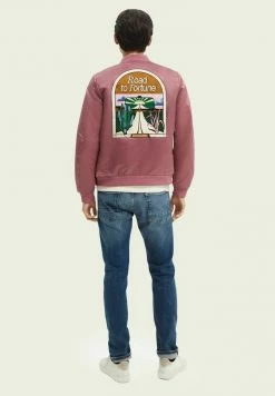 Scotch & Soda Blouson Bomber - Elvis Rose -Scotch & Soda Soldes ee0e5c52d81c42ada21b014b3c6eaa0f