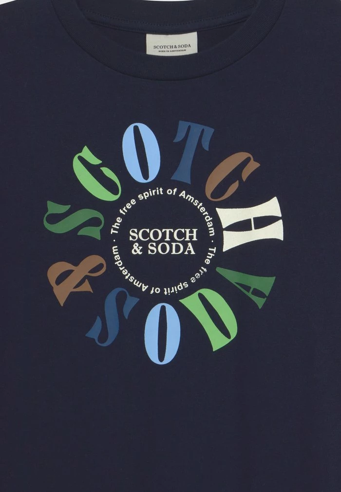 Scotch & Soda REGULAR FIT SHORT SLEEVED ARTWORK - T-shirt Imprimé - Night 3 Scotch & Soda REGULAR FIT SHORT SLEEVED ARTWORK - T-shirt Imprimé - Night – Image 3