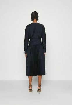 Scotch & Soda FEMININE DRESS WITH PLEATED SKIRT IN STRUCTURED QUALITY - Robe De Soirée - Night -Scotch & Soda Soldes ee6b9cc475da4e41b42119ced5a8eb43
