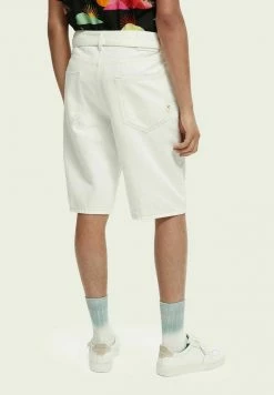 Scotch & Soda Short En Jean - White Beach -Scotch & Soda Soldes ee9ba3feca234dc1a8ea855f04ebb901