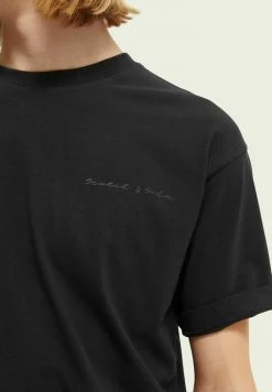 Scotch & Soda RELAXED - T-shirt Imprimé - Black -Scotch & Soda Soldes eed13daf00e6434dbb1a2ebf19e07233