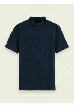 Scotch & Soda SLIM FIT - T-shirt Basique - Night -Scotch & Soda Soldes ef7a22d68f17461b9181ad2f68bfe109