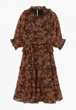 Scotch & Soda LENGTH DRESS WITH RUFFLES - Robe De Jour - Combo A Copper