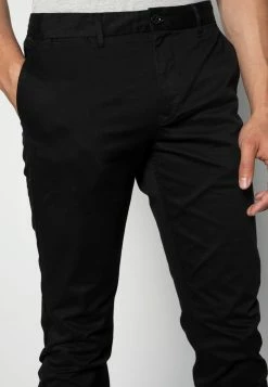 Scotch & Soda MOTT CLASSIC SLIM FIT - Chino - Black -Scotch & Soda Soldes f17b52a8213d4f15ab3ac2791dbb9262