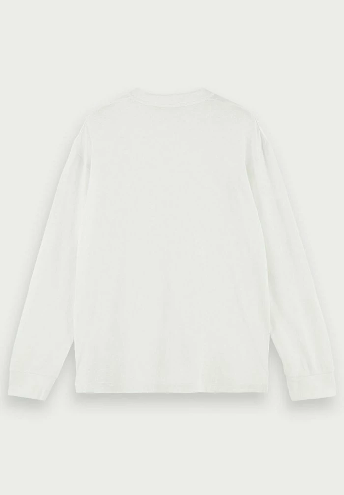 Scotch & Soda RELAXED-FIT - T-shirt à Manches Longues - White 5 Scotch & Soda RELAXED-FIT - T-shirt à Manches Longues - White – Image 5