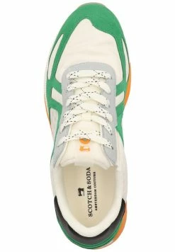 Scotch & Soda Baskets Basses - Green/white S -Scotch & Soda Soldes f2bb008b92e247b094bcbf8c7786c61b