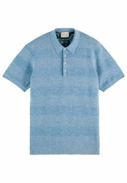Scotch & Soda Polo - Blue Melange -Scotch & Soda Soldes f338c476acd741fbbfb55f670372f1d3