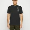 Scotch & Soda CHEST ARTWORK REGULAR FIT - T-shirt Imprimé - Black
