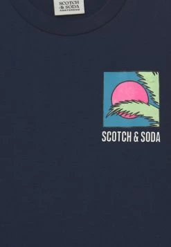 Scotch & Soda REGULAR FIT ARTWORK - T-shirt Imprimé - Night -Scotch & Soda Soldes f37e33cbcc7143b88805d899a29ab25f