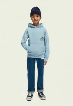 Scotch & Soda Sweat à Capuche - Fifties Blue