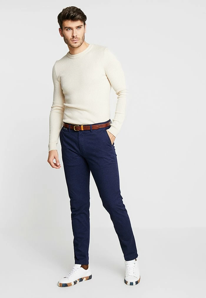 Scotch & Soda MOTT CLASSIC - Chino - Navy 2 Scotch & Soda MOTT CLASSIC - Chino - Navy – Image 2