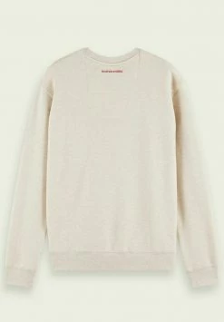 Scotch & Soda REGULAR-FIT - Sweatshirt - Ecru Melange -Scotch & Soda Soldes f540660e25a4403ba88ec2caa4d3eacd
