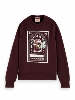 Scotch & Soda RELAXED FIT CREW NECK - Sweatshirt - Wine 9 Scotch & Soda RELAXED FIT CREW NECK - Sweatshirt - Wine -Scotch & Soda Soldes f55dbde578f34ddd91e828f074221682