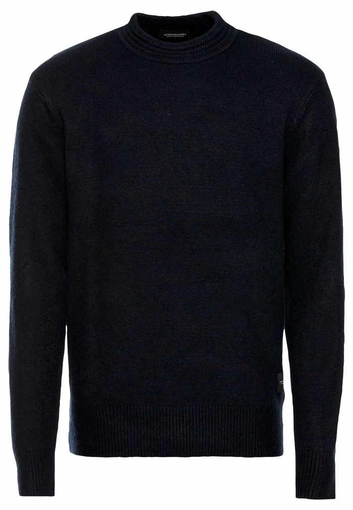 Scotch & Soda SOFT CREWNECK PULL WITH HIGHER COLLAR - Pullover - Night 5 Scotch & Soda SOFT CREWNECK PULL WITH HIGHER COLLAR - Pullover - Night – Image 5