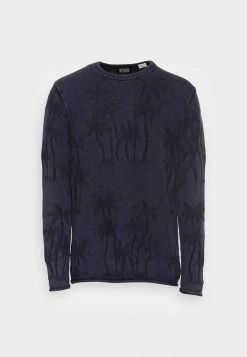 Scotch & Soda STRUCTURED JACQUARD CREWNECK - Pullover - Combo -Scotch & Soda Soldes f5ed127d383c4f7995b0f1833a474184