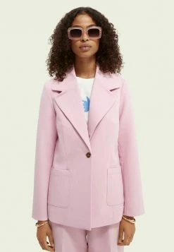 Scotch & Soda SINGLE-BREASTED OVERSIZED LAPEL - Blazer - Memphis Pink