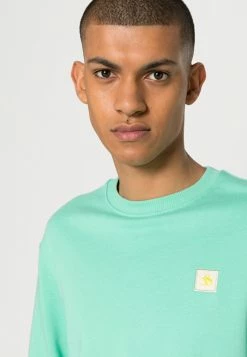 Scotch & Soda SEASONAL ESSENTIAL CREWNECK - Sweatshirt - Smash Mint -Scotch & Soda Soldes f624950fc17e4c5cbd87a342c92e5268