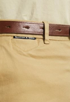 Scotch & Soda BELTED CHINO - Chino - Sand -Scotch & Soda Soldes f67bf158d7f94dbb9458ef594421cbc4