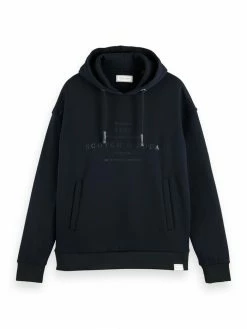 Scotch & Soda HOODED - Sweatshirt - Navy -Scotch & Soda Soldes f6b2e93f7b4347fd8c21d940d168903f