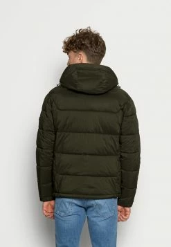 Scotch & Soda HOODED WATER REPELLENT PUFFER JACKET - Veste D'hiver - Utility Green -Scotch & Soda Soldes f7d2582b056a4316b941c33f15d1a3fa